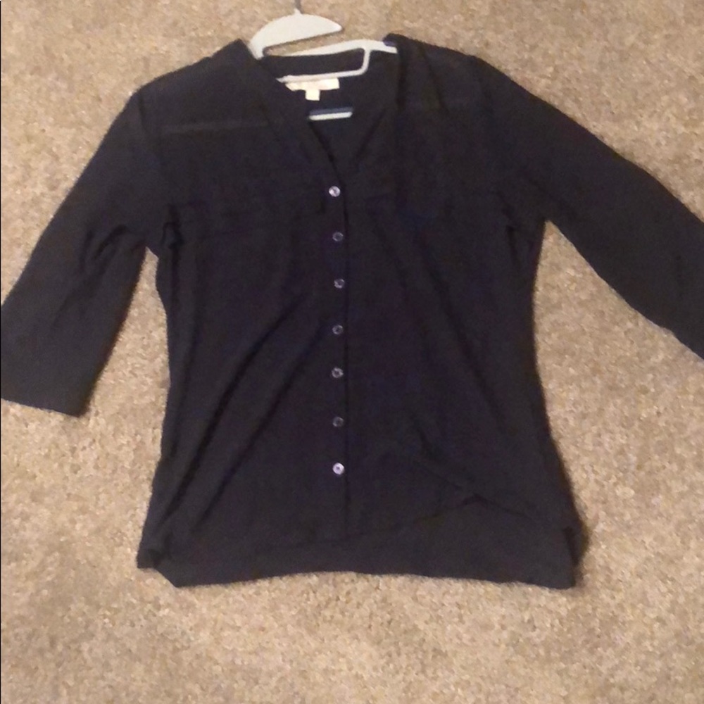 Olive and oak blouse